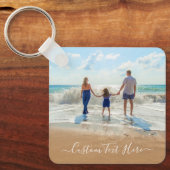 Aangepaste foto-Sleutelhanger Gift Uw foto's en te Sleutelhanger (Voorkant)
