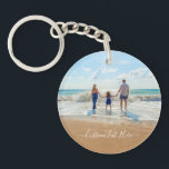 Aangepaste foto-Sleutelhanger Gift Uw foto's en te Sleutelhanger<br><div class="desc">Aangepaste foto en tekst Sleutelhanger - Unique Your Own Design - Gepersonaliseerde familie / vrienden of persoonlijke Sleutelhangers geschenk - Voeg Jouw tekst en foto toe - Formaat wijzigen en verplaatsen met aanpassingstool! Kies lettertype / grootte / kleur! Veel succes - wees gelukkig :)</div>