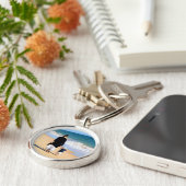 Aangepaste foto Sleutelhanger Je familie foto's ma (Zijkant)