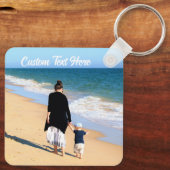 Aangepaste foto Sleutelhanger je favoriete foto's  (Achterkant)