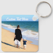 Aangepaste foto Sleutelhanger je favoriete foto's  (Achterkant)