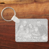 Aangepaste foto-sleutelhanger met haaienvissilhoue sleutelhanger (Achterkant)