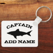 Aangepaste foto-sleutelhanger met haaienvissilhoue sleutelhanger (Voorkant)