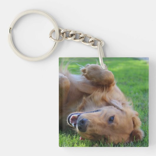 Aangepaste foto-Sleutelhanger Pet Sleutelhanger (Voorkant)