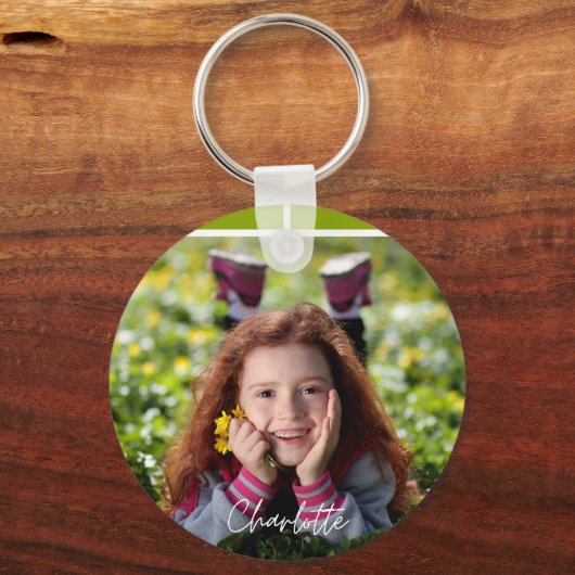 Aangepaste foto-Sleutelhanger Sleutelhanger (Voorkant)