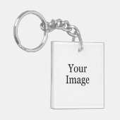 Aangepaste foto-Sleutelhanger Sleutelhanger (Voorkant Links)