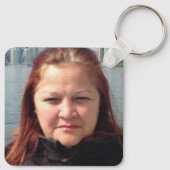 aangepaste foto-sleutelhanger sleutelhanger (Achterkant)