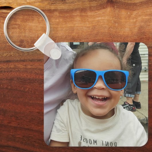 Aangepaste foto-Sleutelhanger Sleutelhanger (Voorkant)