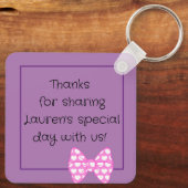 Aangepaste foto-Sleutelhanger Sleutelhanger (Achterkant)