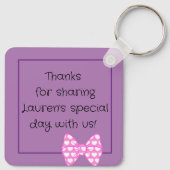 Aangepaste foto-Sleutelhanger Sleutelhanger (Achterkant)