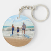 Aangepaste foto Sleutelhanger Uw eigen ontwerp gep (Achterkant)