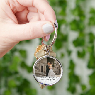 Aangepaste foto sleutelhanger, Verjaardag cadeau s Sleutelhanger