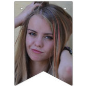 Aangepaste foto slinger verjaardagsfeest vlag vlaggetjes (Tweede vlag)