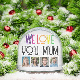 Aangepaste Foto Sneeuw Wereldbol voor Mam – Rainbo Sneeuwbol