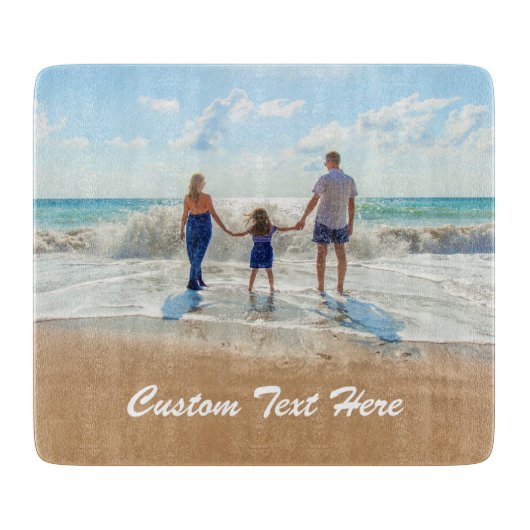 Aangepaste Foto Snijplank Uw Foto's Gift (Voorkant)