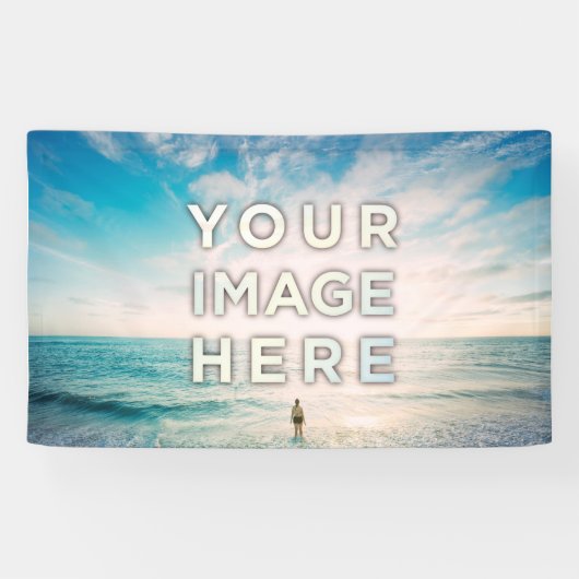 Aangepaste foto spandoek (Horizontaal)