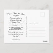 Aangepaste foto | Sparen de Datum, met het blad va Briefkaart (Achterkant)