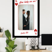 Aangepaste foto speelkaart | Hoeveel geluk hebben Poster (Thuiskantoor)