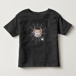 Aangepaste foto Spider web spiderweb creepy spooky Kinder Shirts