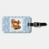 Aangepaste foto-spoelboot Patroon 1 Bagagelabel (Voorkant horizontaal)