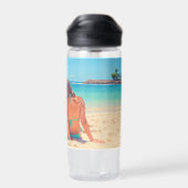 Aangepaste foto-spoelcadeaus met foto's waterfles (Achterkant)