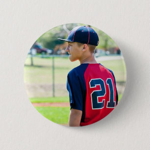 Aangepaste Foto Sport Button/PIN Ronde Button 5,7 Cm