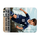 Aangepaste foto sporten magneet (Horizontaal)