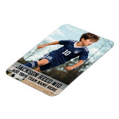 Aangepaste foto sporten magneet (Linkerzijde)