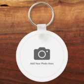 Aangepaste foto & St. Louis Gateway Arch slogan Sleutelhanger (Achterkant)