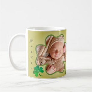 Aangepaste foto St. Patrick's 4Leaf Shamrock Lijst Koffiemok