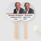 Aangepaste foto Stemming Politieke verkiezingscamp Handwaaier (Voorkant en achterkant)