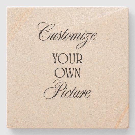 Aangepaste Foto Stenen Onderzetter (Voorkant)