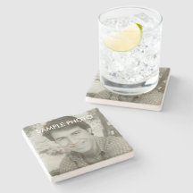 Aangepaste Foto Stenen Onderzetter – Geschenk voor