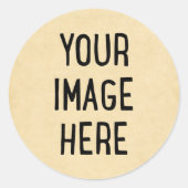 Aangepaste foto sticker (Voorkant)