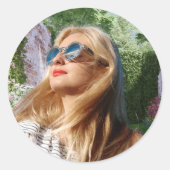 Aangepaste Foto Sticker, Gepersonaliseerde Sticker (Voorkant)