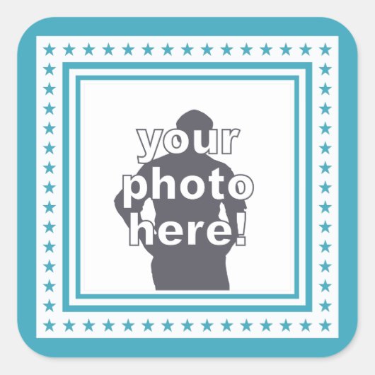 AANGEPASTE FOTO STICKERS (Voorkant)