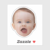 Aangepaste foto Stickers, Aangepaste foto gezicht Sticker (Vel)