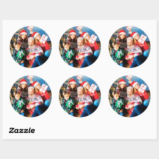 Aangepaste foto Stickers Gepersonaliseerde foto fa (Vel)