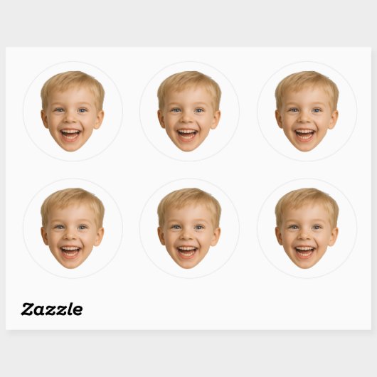 Aangepaste foto Stickers Gepersonaliseerde foto fa (Vel)