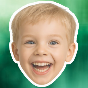 Aangepaste Foto Stickers Gepersonaliseerde Gezicht