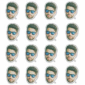 Aangepaste Foto Stickers Gepersonaliseerde Gezicht (Voorkant)