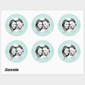 Aangepaste foto-stickers maken pedots ronde sticker (Vel)