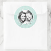 Aangepaste foto-stickers maken pedots ronde sticker (Tas)