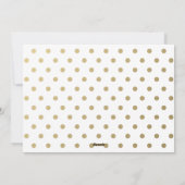 Aangepaste Foto Stijlvol Goud Vet Vrolijk Kerstfee Feestdagenkaart (Achterkant)