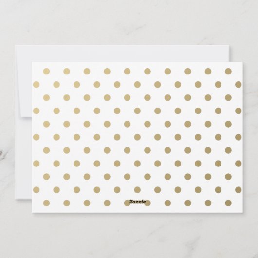 Aangepaste Foto Stijlvol Goud Vet Vrolijk Kerstfee Feestdagenkaart (Achterkant)