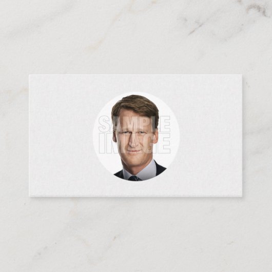 Aangepaste foto stijlvol visitekaartje (Achterkant)