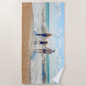 Aangepaste foto strandlaken met uw favoriete foto' (Voorkant)