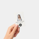 Aangepaste foto, streepjescode, Logo, naam Badge (Handheld)