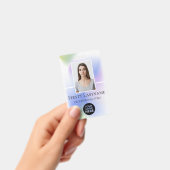 Aangepaste foto, streepjescode, Logo, naam Badge (Handheld)