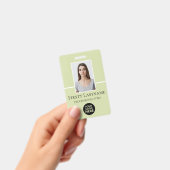 Aangepaste foto, streepjescode, Logo, naam Badge (Handheld)
